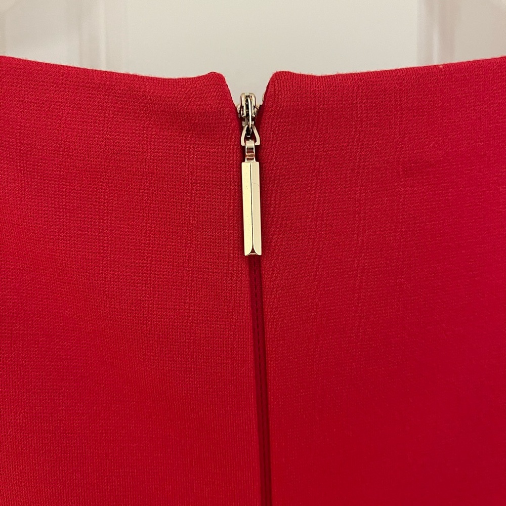 Kate Spade Red 3/4 Sleeve Dress - Picture 6 of 6